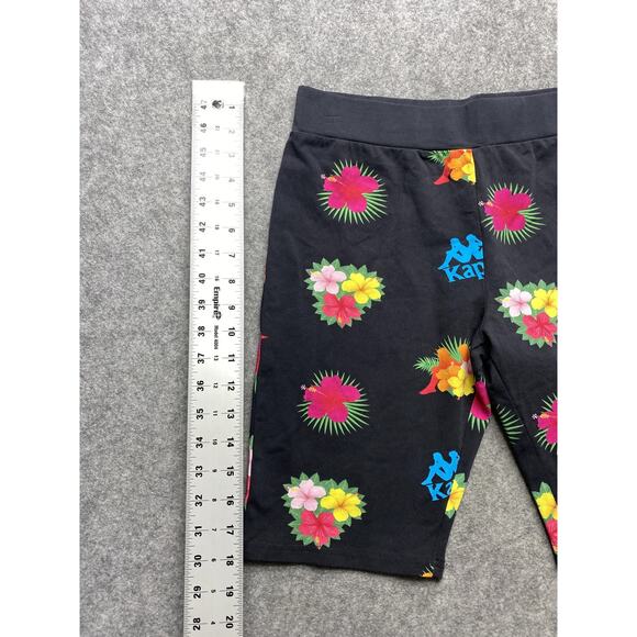 Kappa Shorts Womens Large Multicolor Hawaiian Floral Compression Skin Fit Waist - Picture 5 of 13
